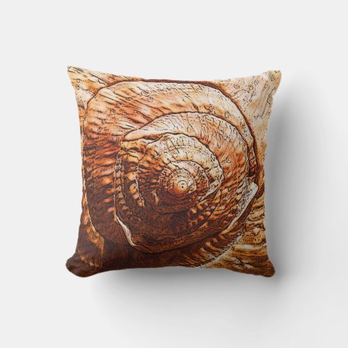 Seashell Outdoor Pillow