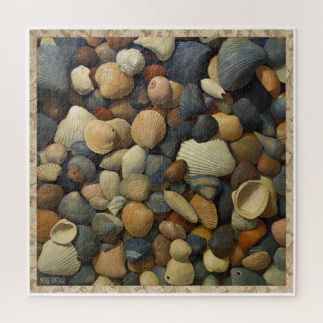 SEASHELL PAINTING  JIGSAW PUZZLE (Vertical)