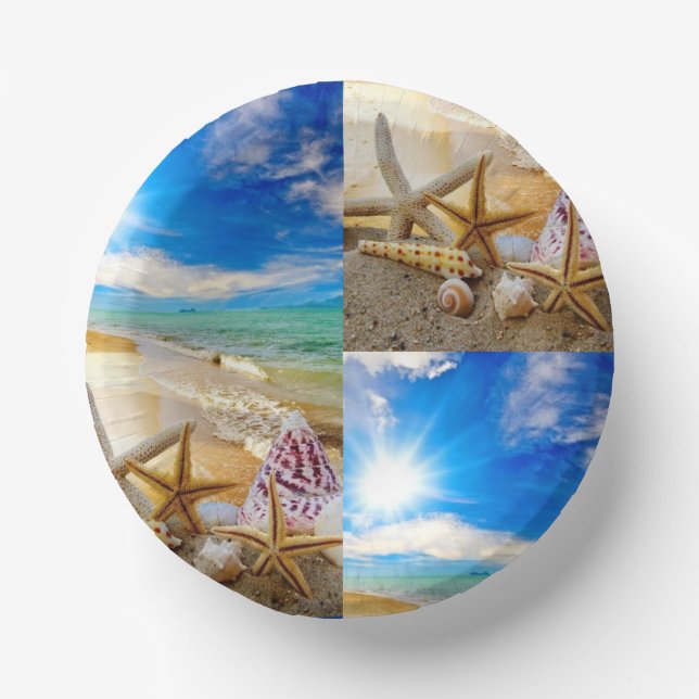 Seashell  paper bowls (Front)