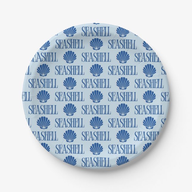 Seashell Paper Plates (Front)