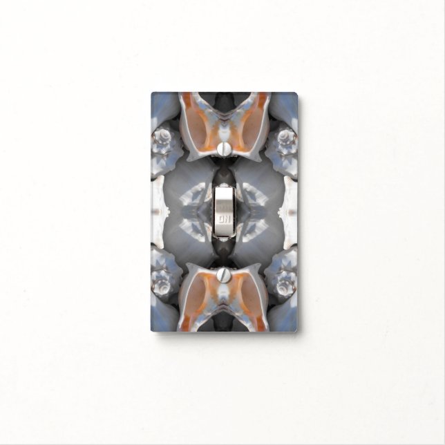 Seashell Pattern Light Switch Cover (In Situ)