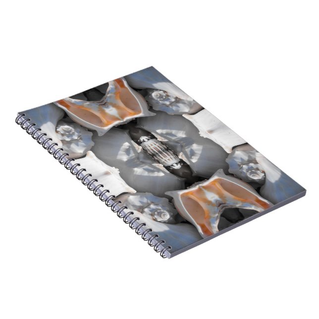 Seashell Pattern Notebook (Right Side)