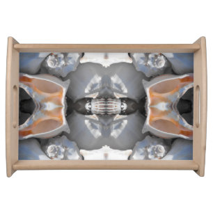 Seashell Pattern Serving Tray
