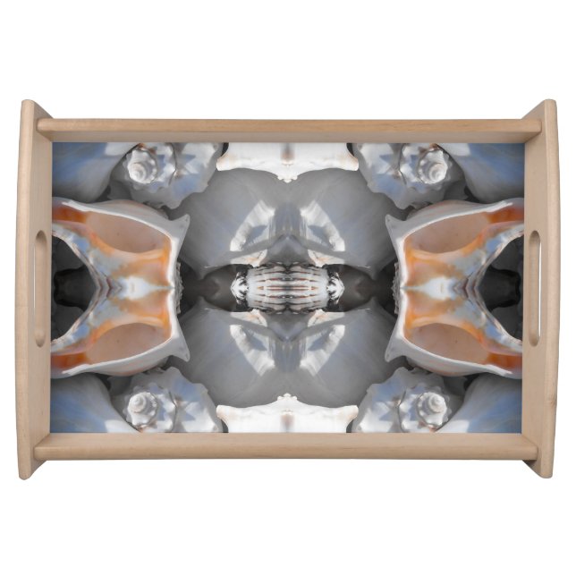 Seashell Pattern Serving Tray (Front)
