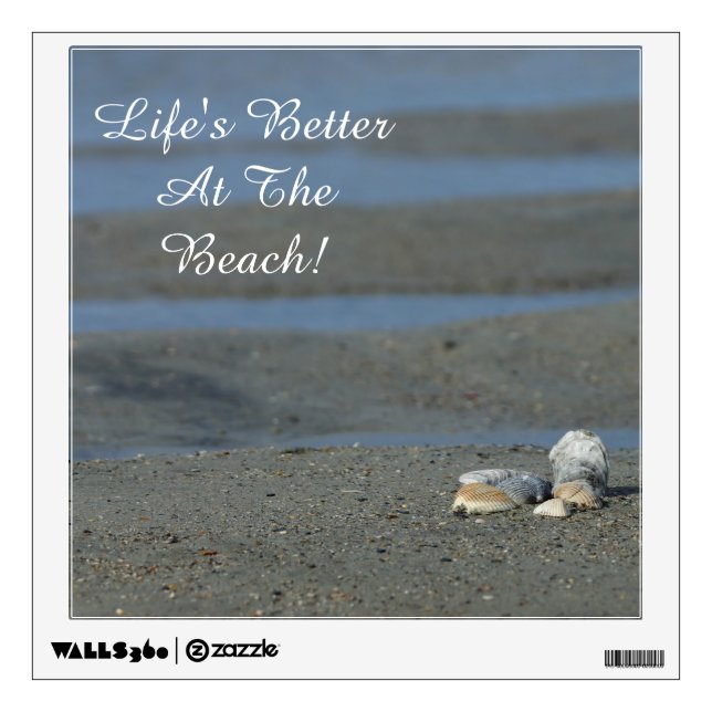 Seashell Pile Wall Sticker (Front)