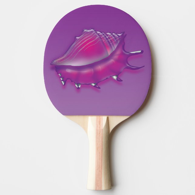 Seashell Ping-Pong Paddle (Front)