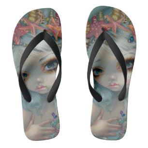 "Seashell Princess" Flip Flops