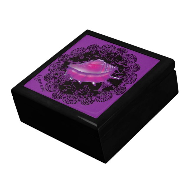 Seashell Purple Gift Box (Side)