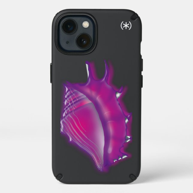 Seashell Purple Speck iPhone 13 Case (Front)