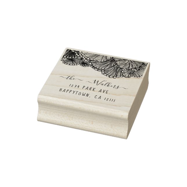 seashell return address stamp (Stamp)