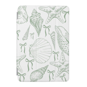 Seashell Ribbons Pattern iPad Mini Cover