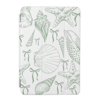 Seashell Ribbons Pattern iPad Mini Cover