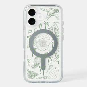 Seashell Ribbons Pattern iPhone 16 Case