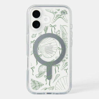 Seashell Ribbons Pattern iPhone 16 Case