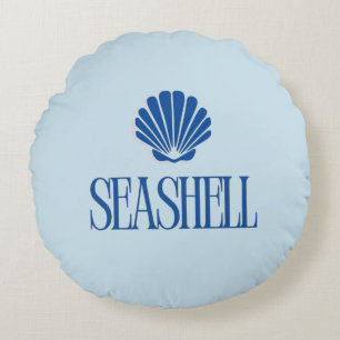 Seashell Round Pillow