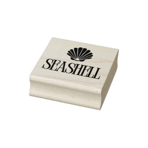Seashell Rubber Stamp