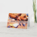 Seashell Save the Wedding Date Cards card