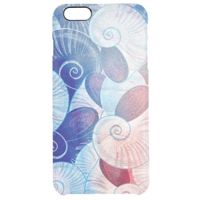 Seashell Scene Pattern Uncommon iPhone Case (Back)