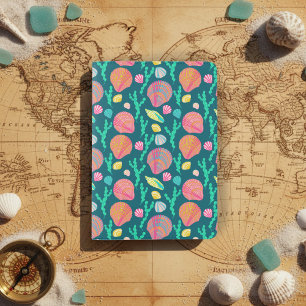 Seashell Seaweed Colorful Pattern Beach Island Passport Holder