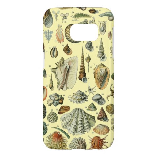 Seashell Shell Mollusk Clam Elegant Classic Art Samsung Galaxy S7 Case