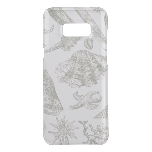 Seashell Soft Antique Art Beach Shells Uncommon Samsung Galaxy S8 Case