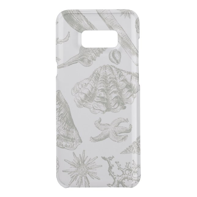 Seashell Soft Antique Art Beach Shells Uncommon Samsung Galaxy Case (Back)