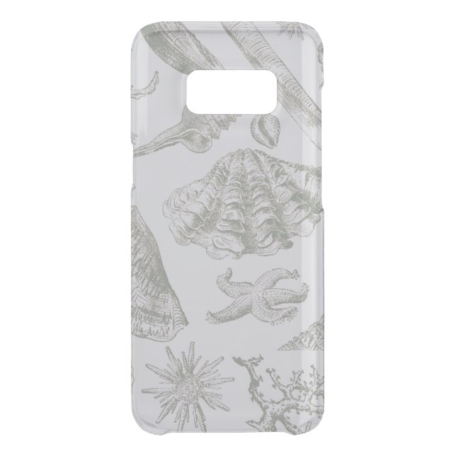 Seashell Soft Antique Art Beach Shells Uncommon Samsung Galaxy Case (Back)