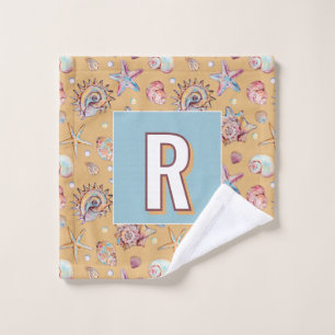 Seashell & Starfish Pattern beach sand Bath Towel Set