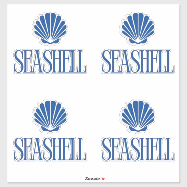 Seashell Sticker (Sheet)