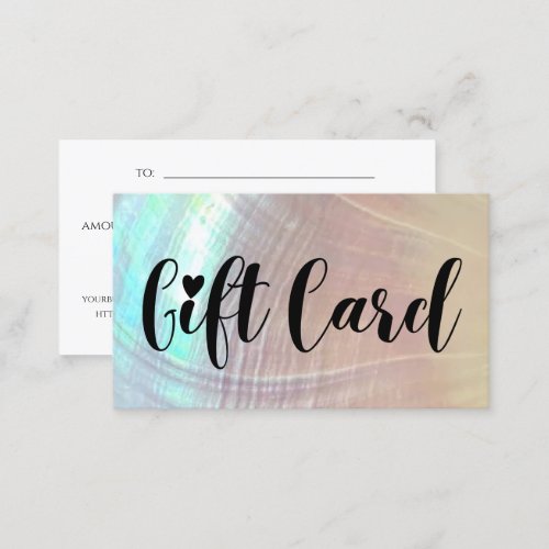 Seashell Store Gift Cards