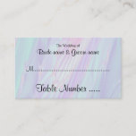 Seashell Style Pattern. Wedding Guest Seating Card at Zazzle