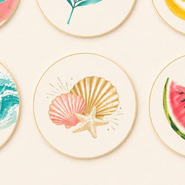 Seashell Summer Party Sticker (Creator Uploaded)