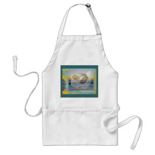 Seashell & Surf - Cape Cod Massachusetts Adult Apron