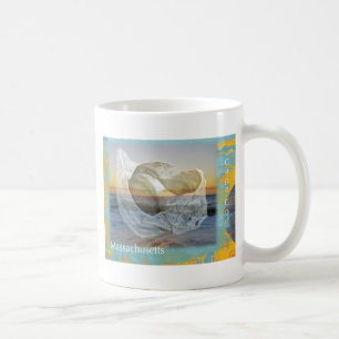 Seashell & Surf - Cape Cod Massachusetts Coffee Mug