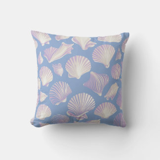 Seashell Symphony Throw Pillow