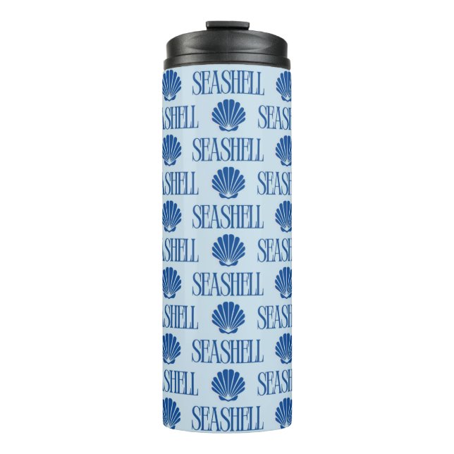 Seashell Thermal Tumbler (Front)