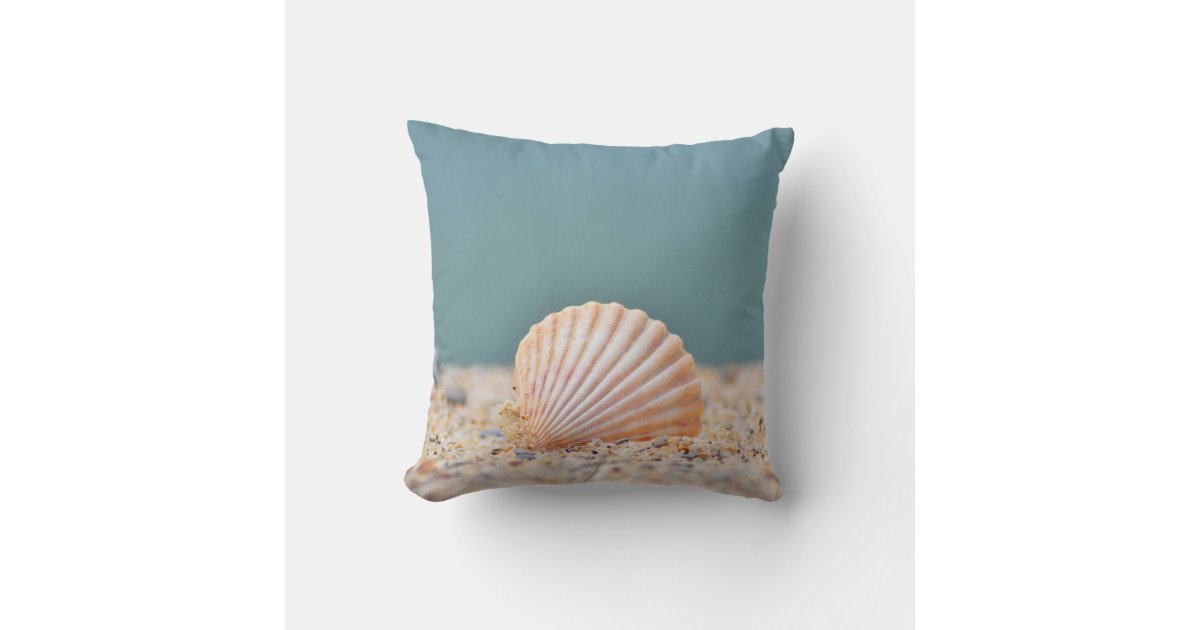 Seashell Throw Pillow | Zazzle