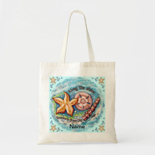 Seashell Treasures tote bag