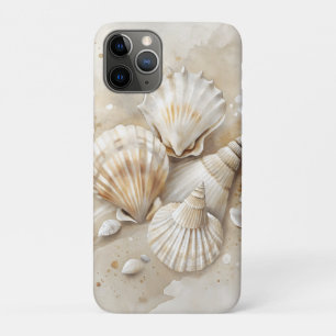 Seashell Watercolor Coastal iPhone 11 Pro Case