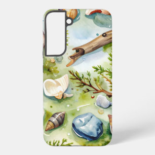 Seashell Watercolor Nature Samsung Galaxy S22+ Case