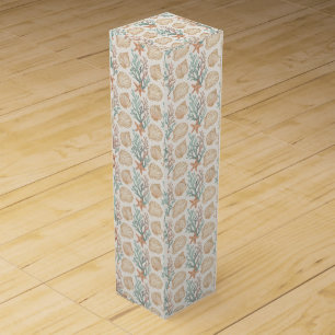 Seashells and Coral Wine Box