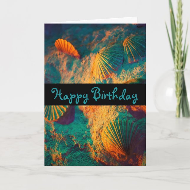 Seashells and Sand Card (Front)