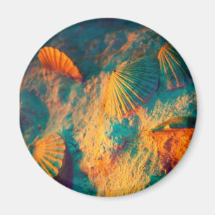 Seashells and Sand Magnet