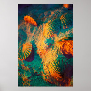 Seashells and Sand Poster