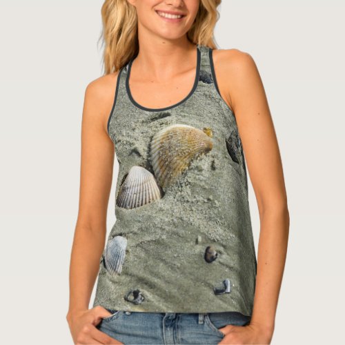 Seashells And Sand Tank Top