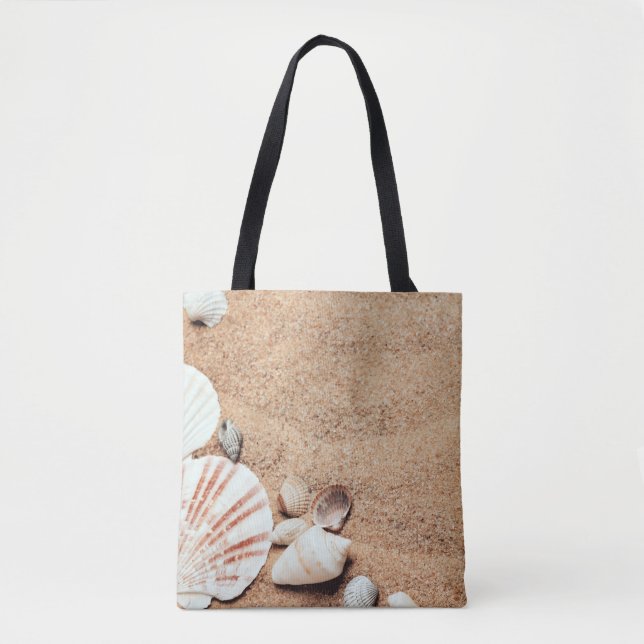 Seashells and Sand Tote Bag (Front)