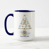 Seashells and Sea Glass Seas & Greetings Christmas