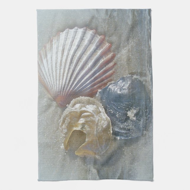 Seashells and Surf Towel (Vertical)