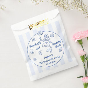 Seashells and Wedding Bells Bachelorette Party Favor Bag