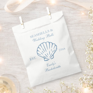 Seashells and Wedding Bells Bachelorette Party Favor Bag